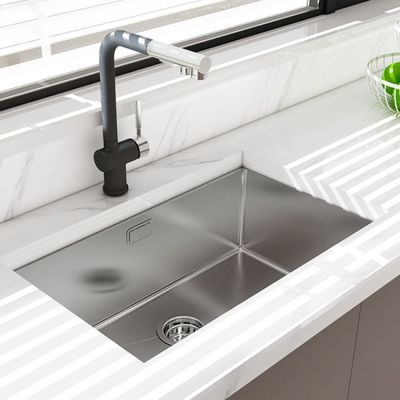 36 Inch Undermount Stainless Steel Kitchen Sink Rectangular 16 Gauge Single Bowl 60x45
