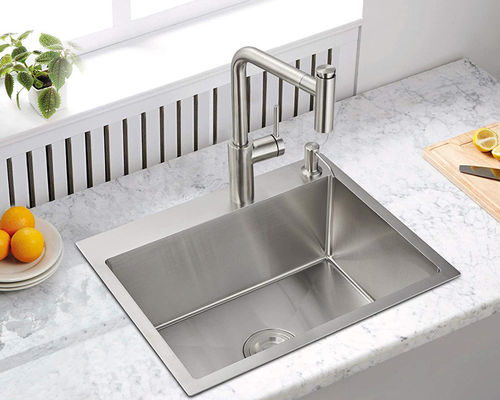 60x45 Topmount Stainless Steel Kitchen Sink Cabinet 16 Gauge